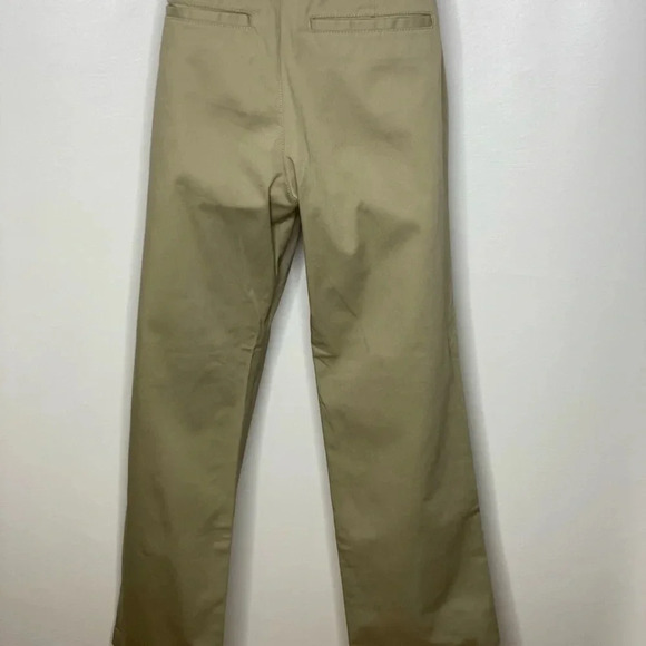 Cat & Jack boys flat front khaki pants Sz 14 husky - Picture 2 of 3